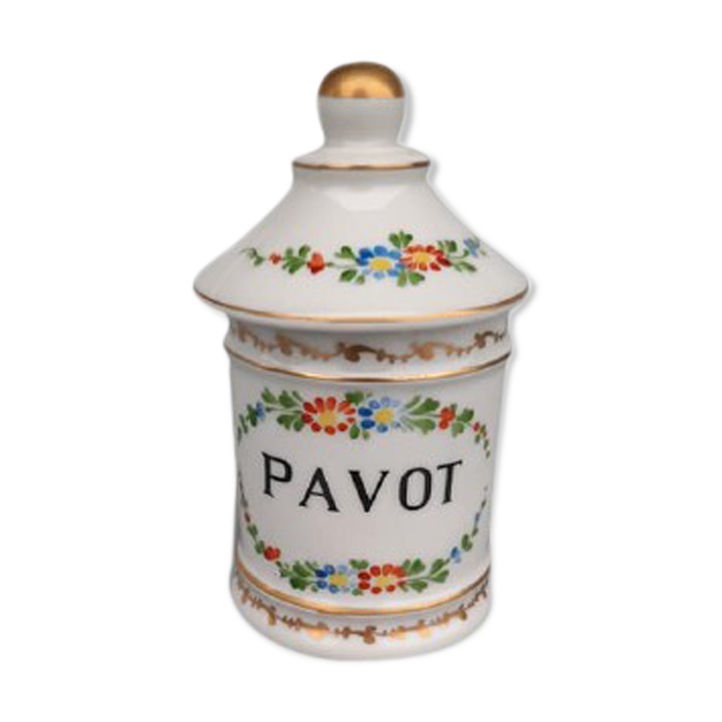 Mini Pharmacy Pot Poppy Limoges