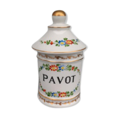 Pot à pharmacie Pavot Limoges