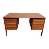 Scandinavian solid teak desk