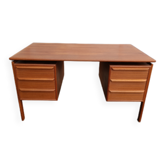 Scandinavian solid teak desk
