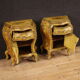 Pair of bedside tables in Venetian style from the 60s