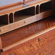 Secrétaire danois Edmund Jørgensen, milieu du 20e siècle, bureau cylindrique.