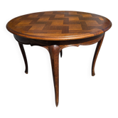 Table extensible style Louis XV en chêne