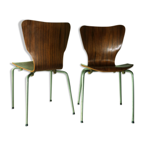 paire de chaises empilables