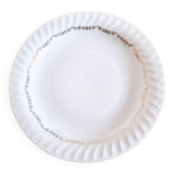 Round dish, hard porcelain, Rheinpfalz, Germany