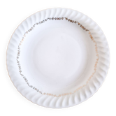 Round dish, hard porcelain, Rheinpfalz, Germany