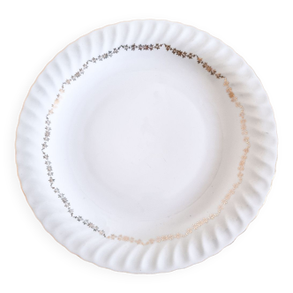 Round dish, hard porcelain, Rheinpfalz, Germany