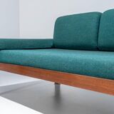 Romantica living room set by Piero Ranzani for Elam in walnut Italy 1950s