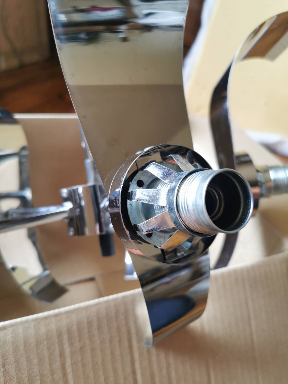 Vintage Space Age chandelier 5 lights