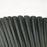 Bamboo and glass McGuire "Wheet" dining table, U.S.A, 1970's