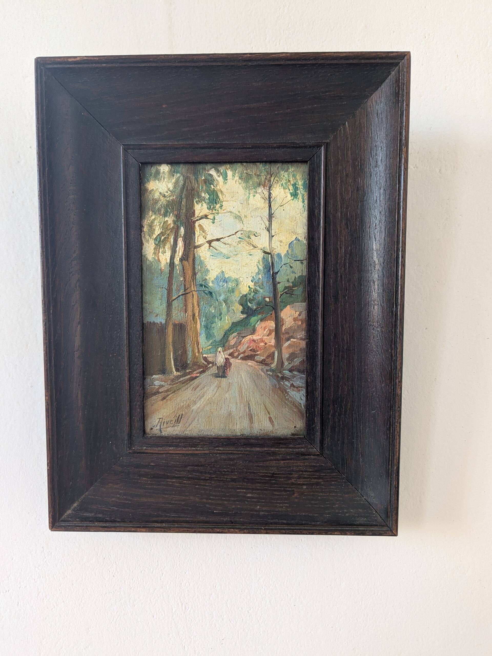 Oil on panel in the Orientalist style by Aiveill Orientalism.