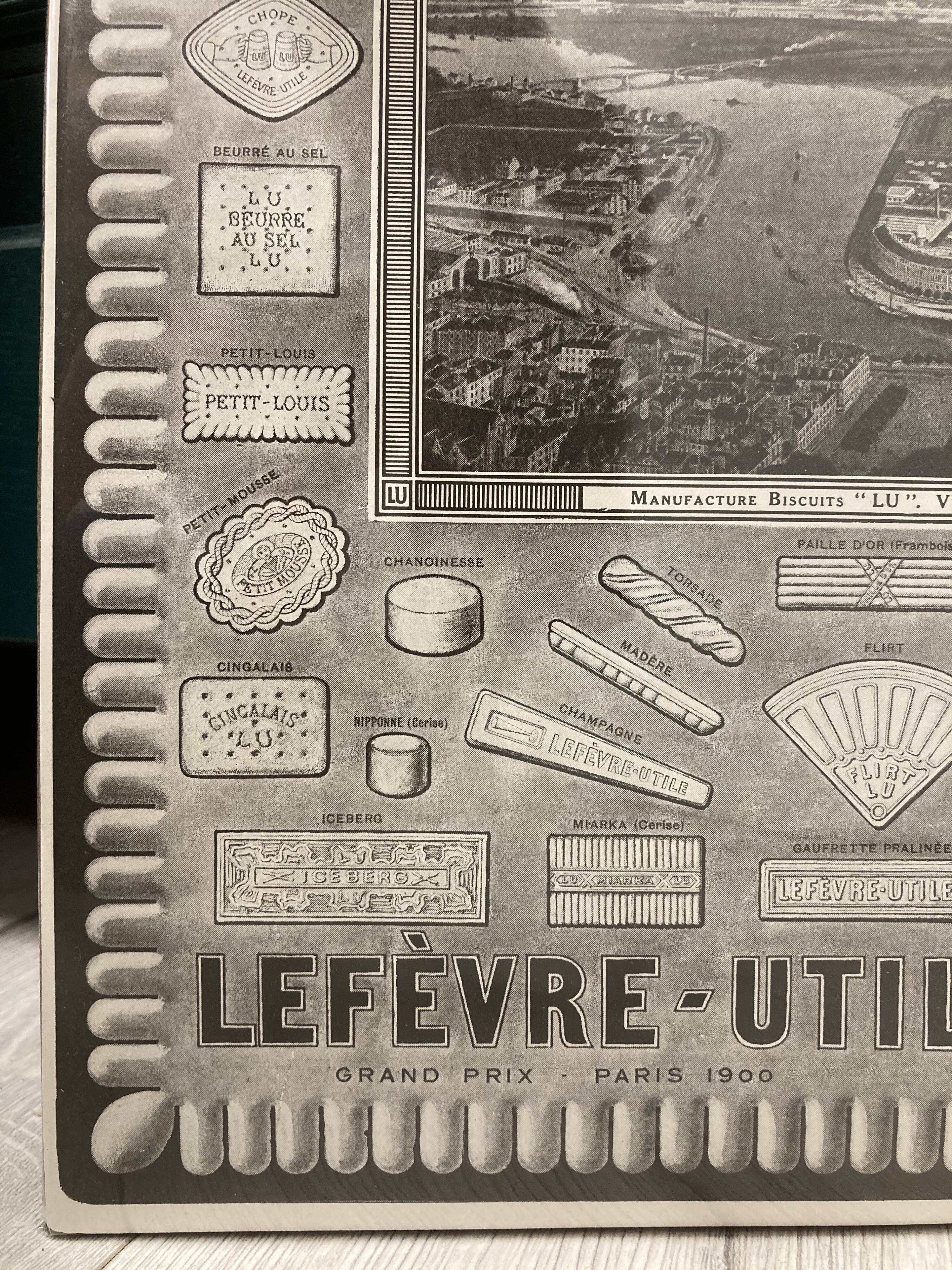 Publicité ancienne Petit-Beurre Lu