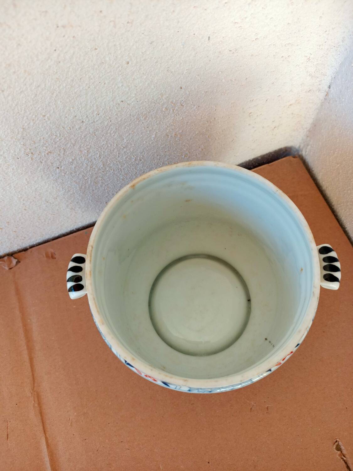 Limoges porcelain plant pot