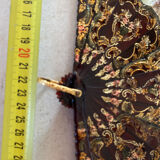 Eventail dentelle vintage