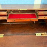 Solid wood secretary with 3 large drawers