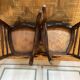 Pair of Art Nouveau curved wooden chairs, circa 1900 — Thonet style, ta