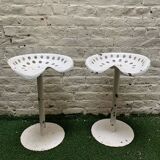 2 tractor seat stools