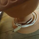 Terracotta garden lamp base