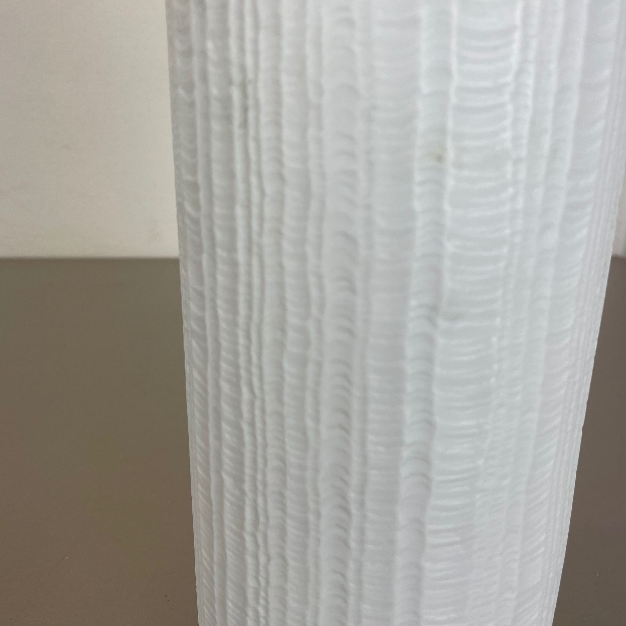 Large 32cm Op Art Vase Vase Heinrich Fuchs for Hutschenreuther, Germany, 1970s