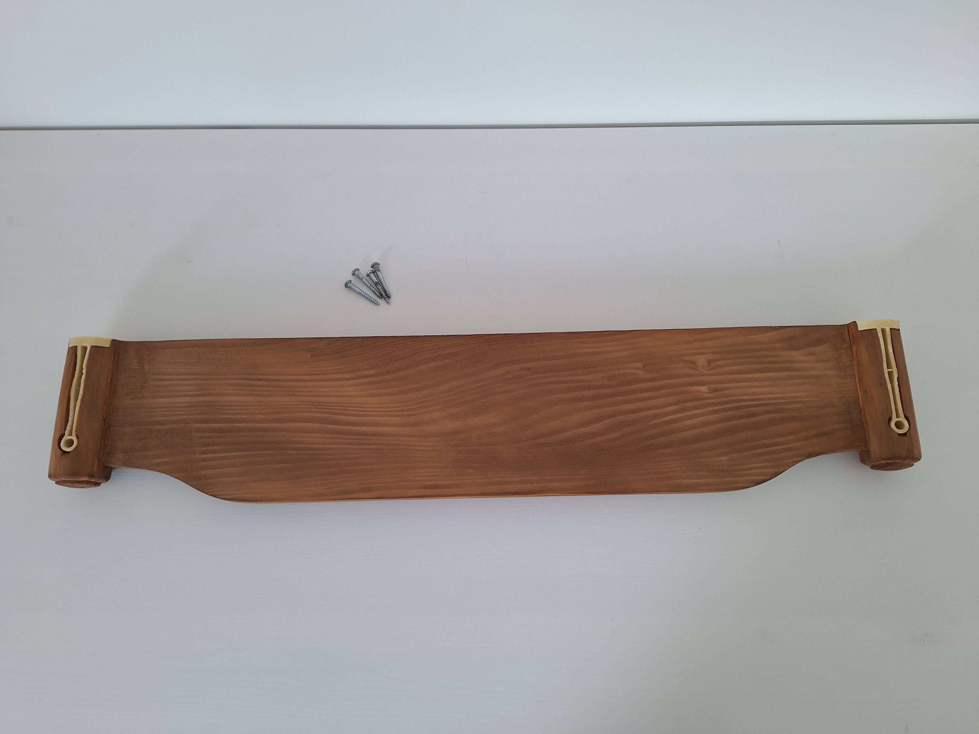 Etagère / Table murale en bois vintage