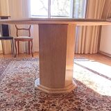 Dining table in travertine from the 1970s/1980s.