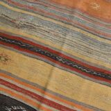 Turkish Anatolian Carpet, Vintage Pattern Rug, 163x259 Cm