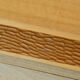Coffee table Ecart International by Andrée Putman model "crossing" oak wood