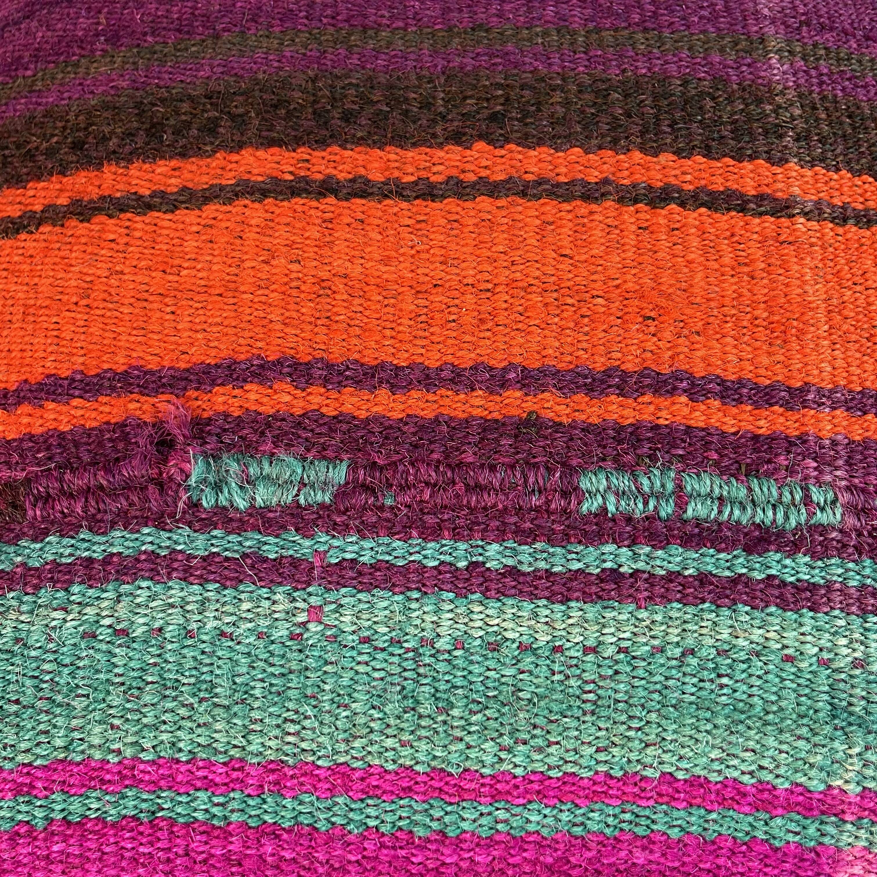 Vintage turkish kilim cushion cover , 40 x 40 cm