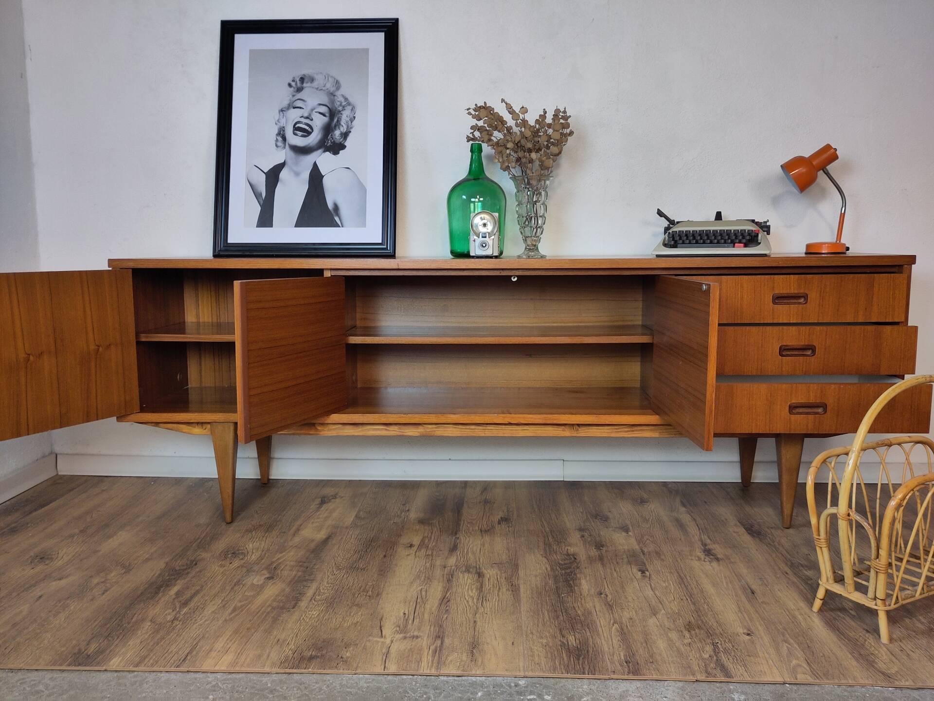 Scandinavian teak sideboard