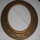 Oval wood frame