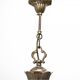 Brass chandelier from the 1950s, Western Europe.