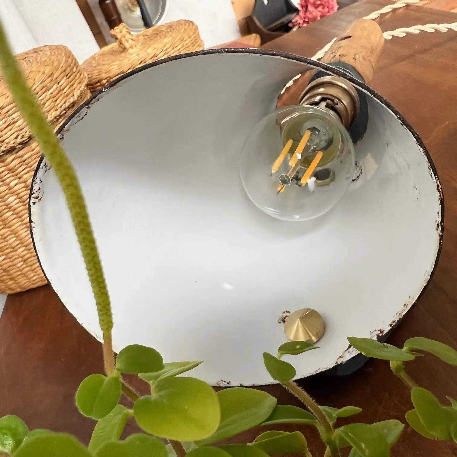 Baker's lamp "Fournanty Paris" restored 1940-1950