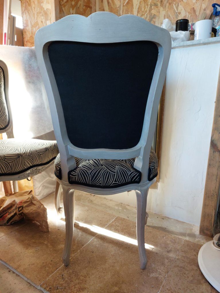 4 chaises Louis xv