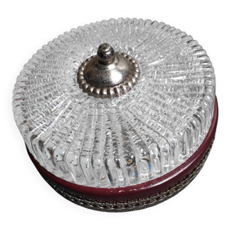 Plafonnier rond en verre