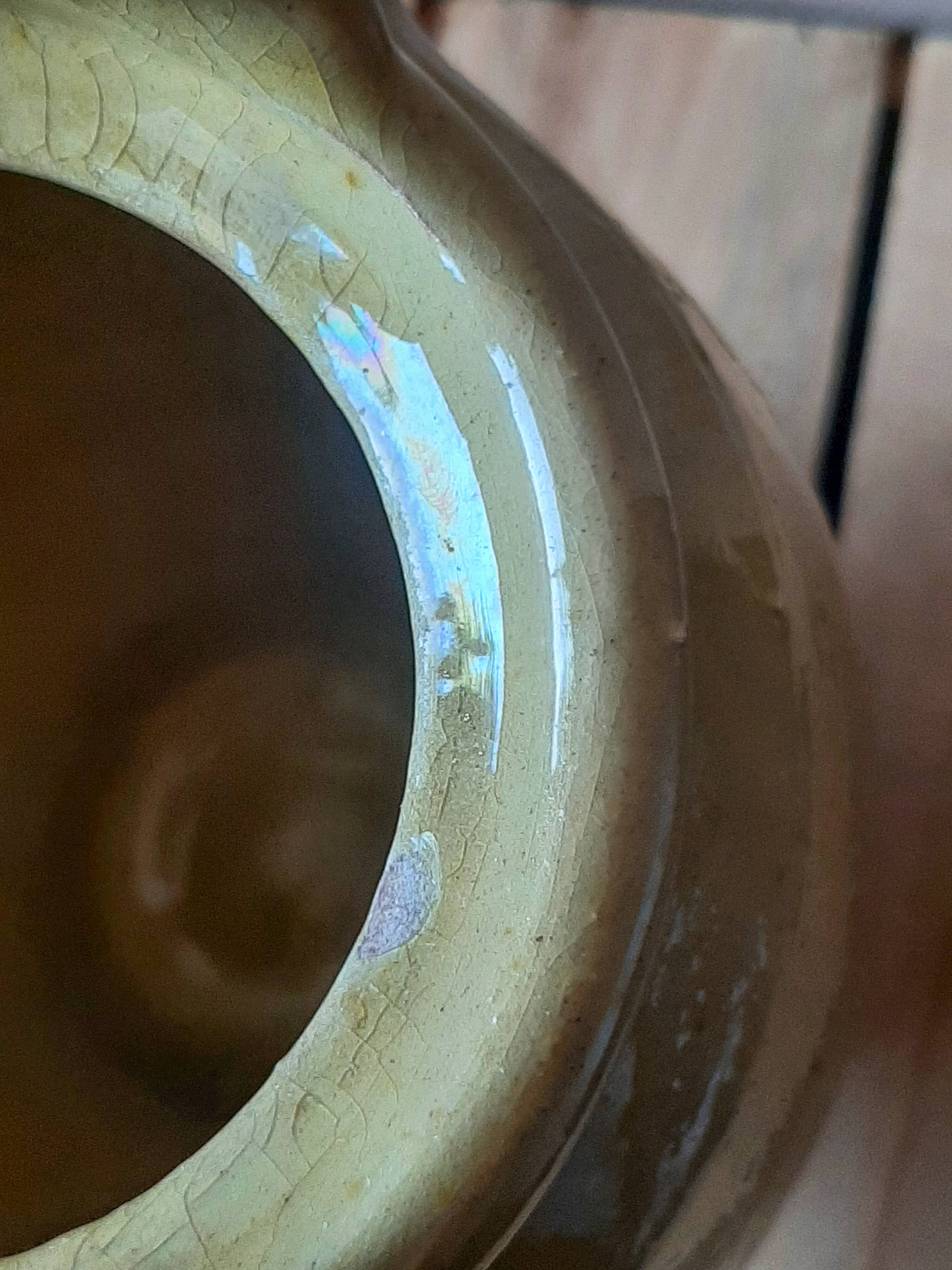 Yellow terracotta crockery