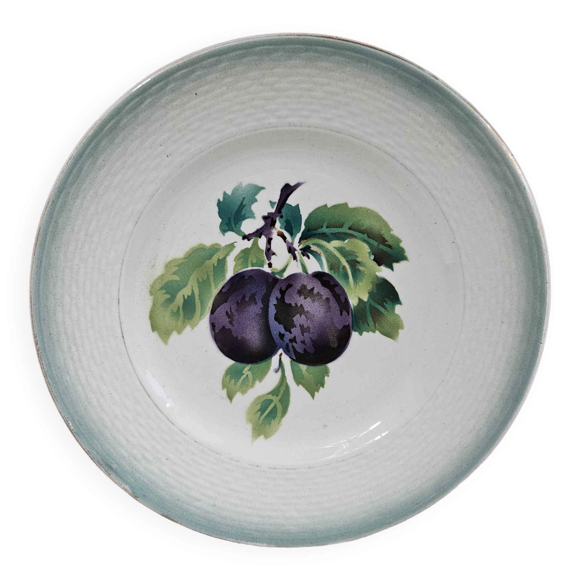 Dessert plate - Saint Amand earthenware