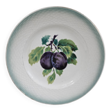 Assiette à dessert  enfaïence de Saint Amand