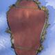 Miroir en bronze, XXème s.