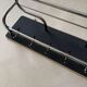 Vintage coat rack 1960s chrome black wall rack