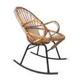 Dirk van Sliedregt Rattan rocking chair Rohe Noordwolde