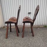 Pair of Brutalist Chairs