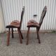 Paire de chaises brutalistes