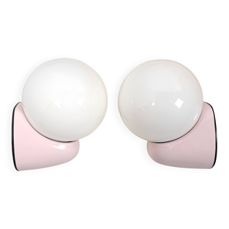 Pair of vintage Erref wall lights for Tissot space age