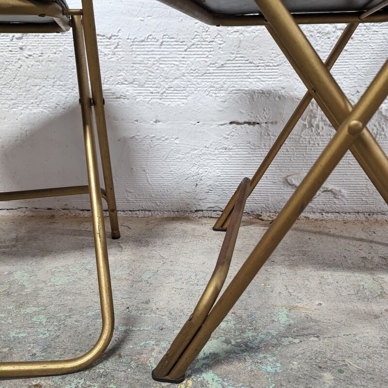 Pair of folding chairs Manufrance