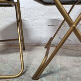 Pair of folding chairs Manufrance