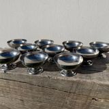10 stainless steel cups 1970