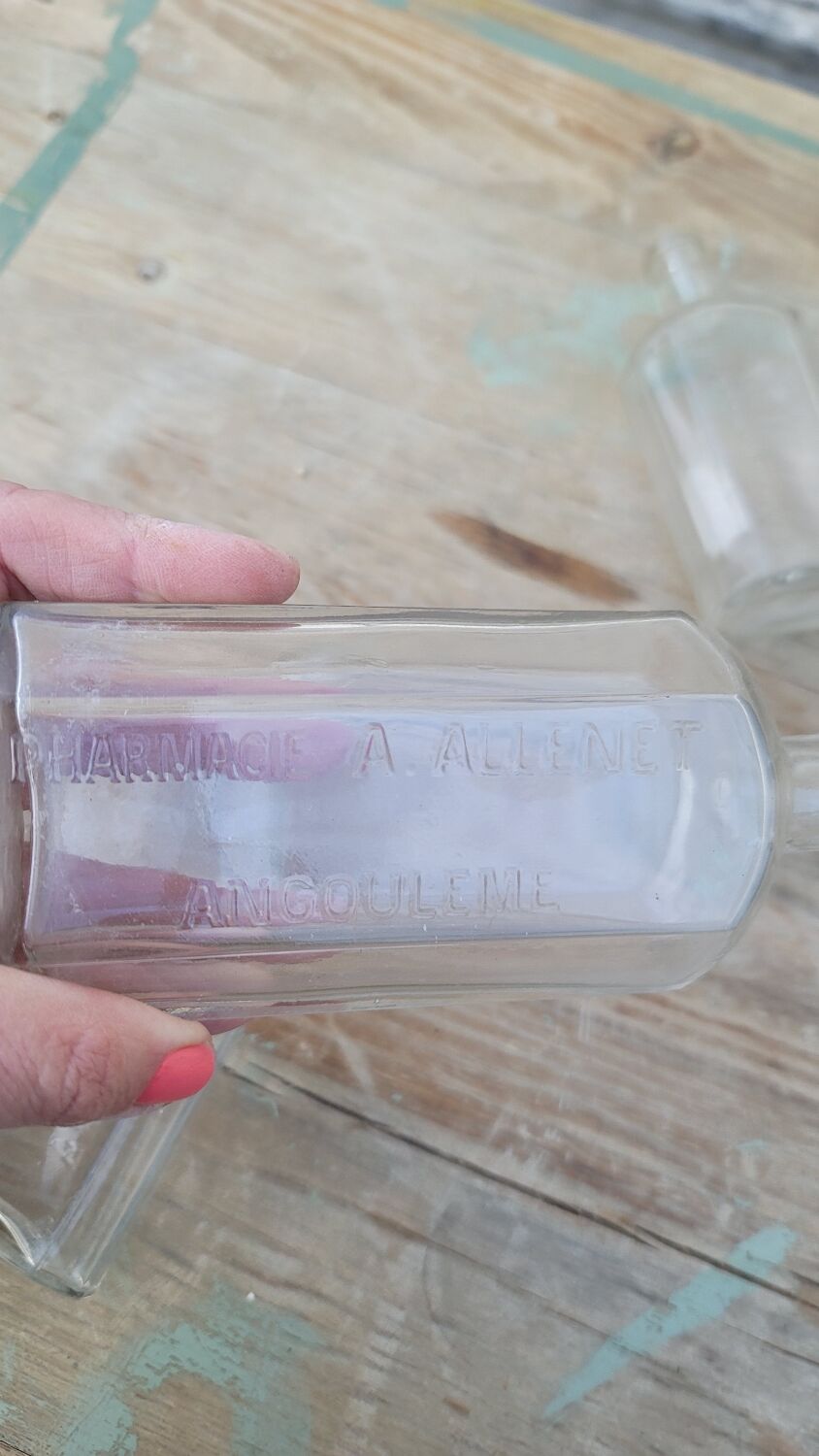 Old medicine bottles