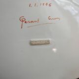 old french earthenware planter 40s