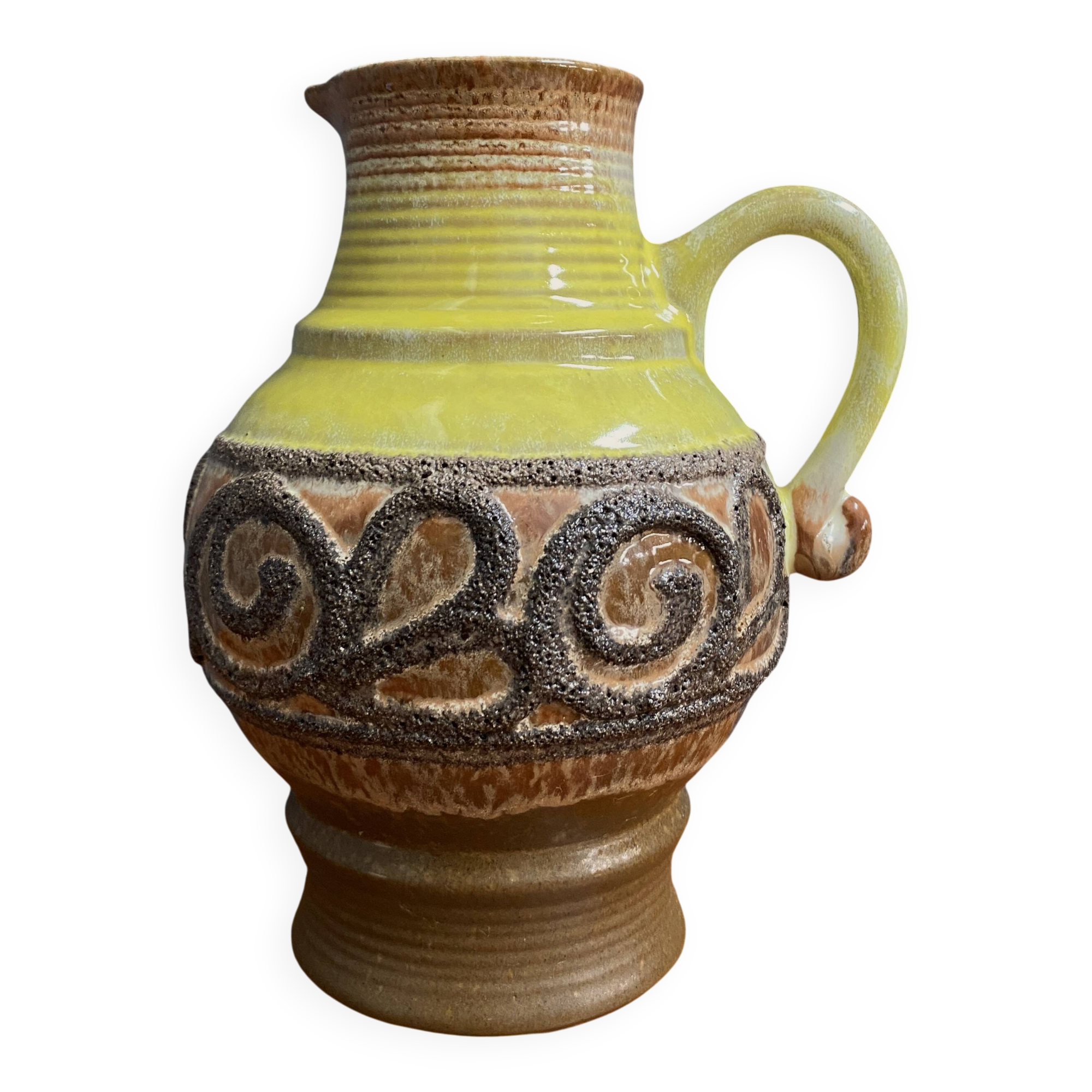 Vase en céramique allemande par Strehla modèle 2003