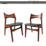 A set of two Danish chairs model 310 by Erik Buck, 1960